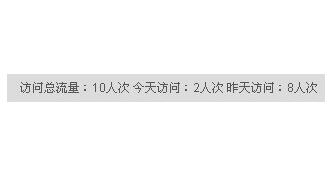 帝国网站访问统计插件
