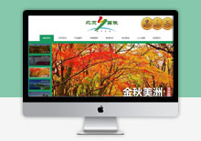 自适应响应式绿色旅游旅行社织梦模板