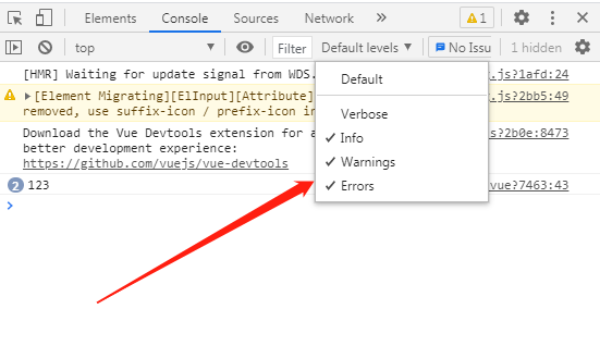 Chrome控制台无法输出console.log