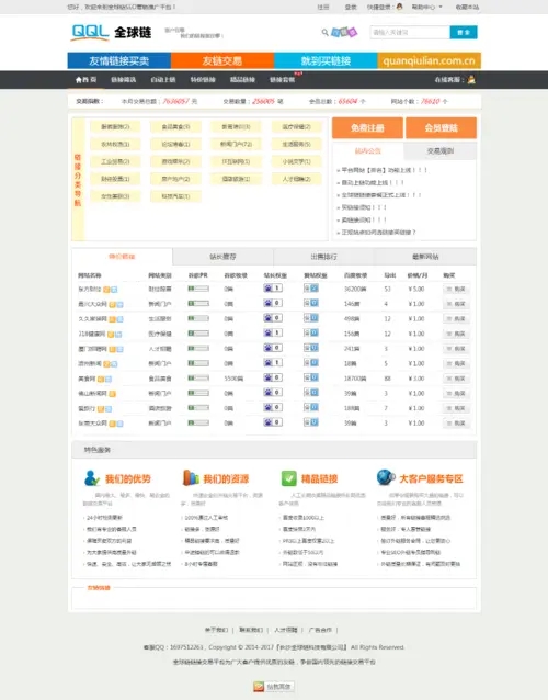 Thinkphp友链交换交易平台源码 Thinkphp友链交换交易平台源码